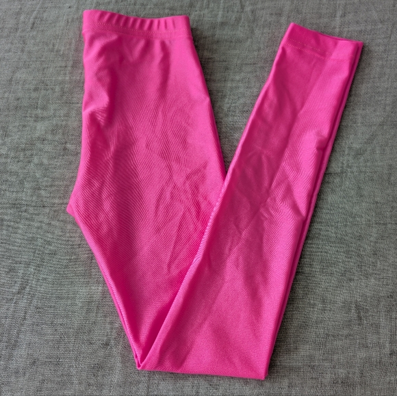 American Apparel Leggings Neon Pink Size XS - Picture 2 of 8